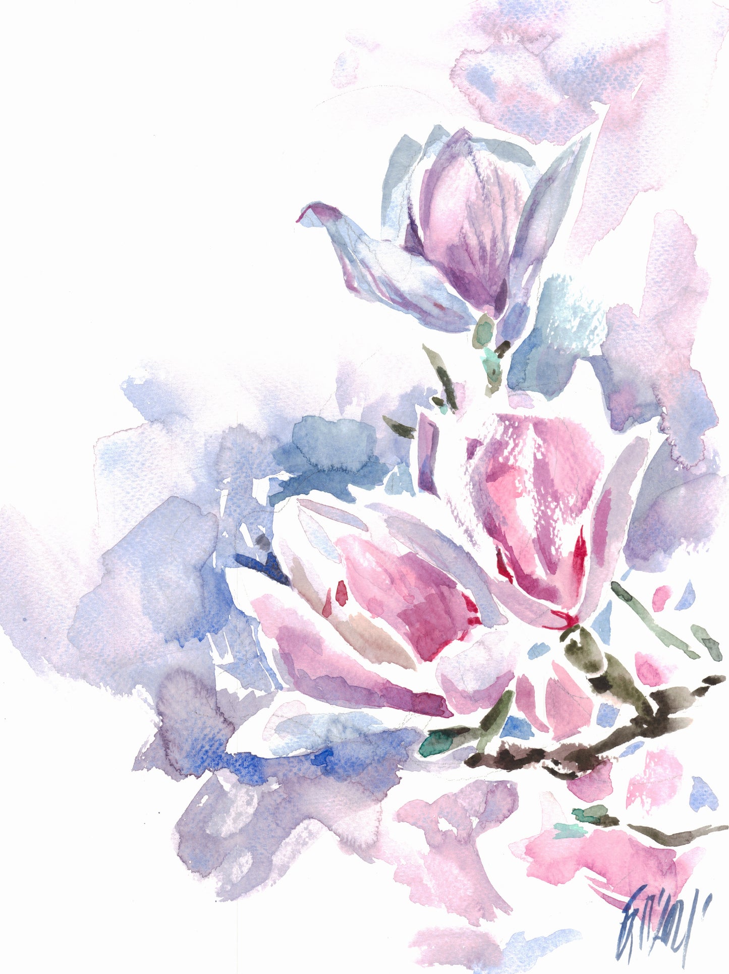 White magnolia 10 - original