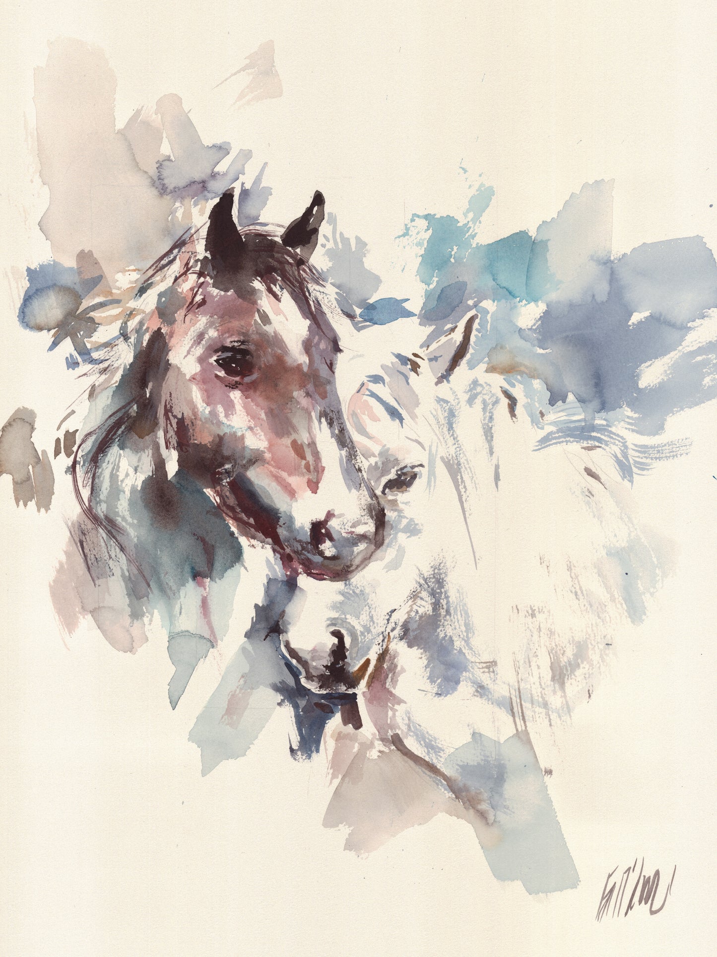 Horses 2 - print