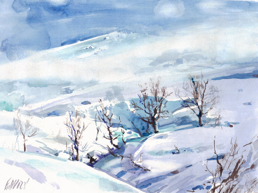 Winter Landscape - print