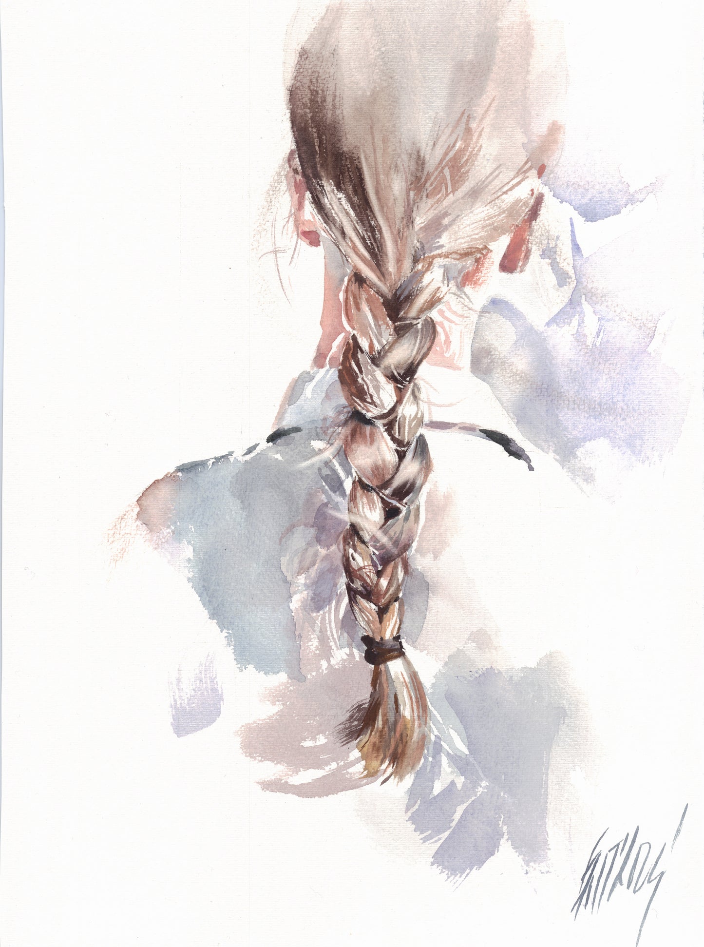 The braid -print