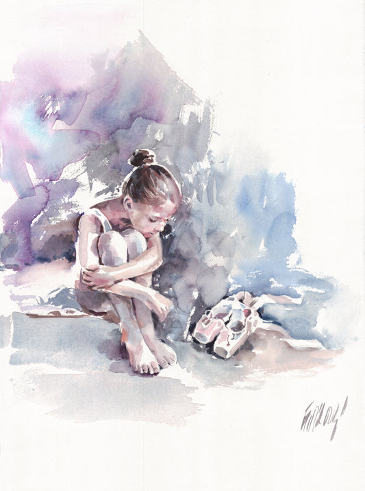 Little ballerina 5 - print