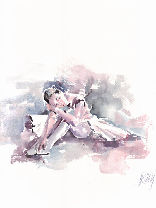 Little ballerina 6 - print