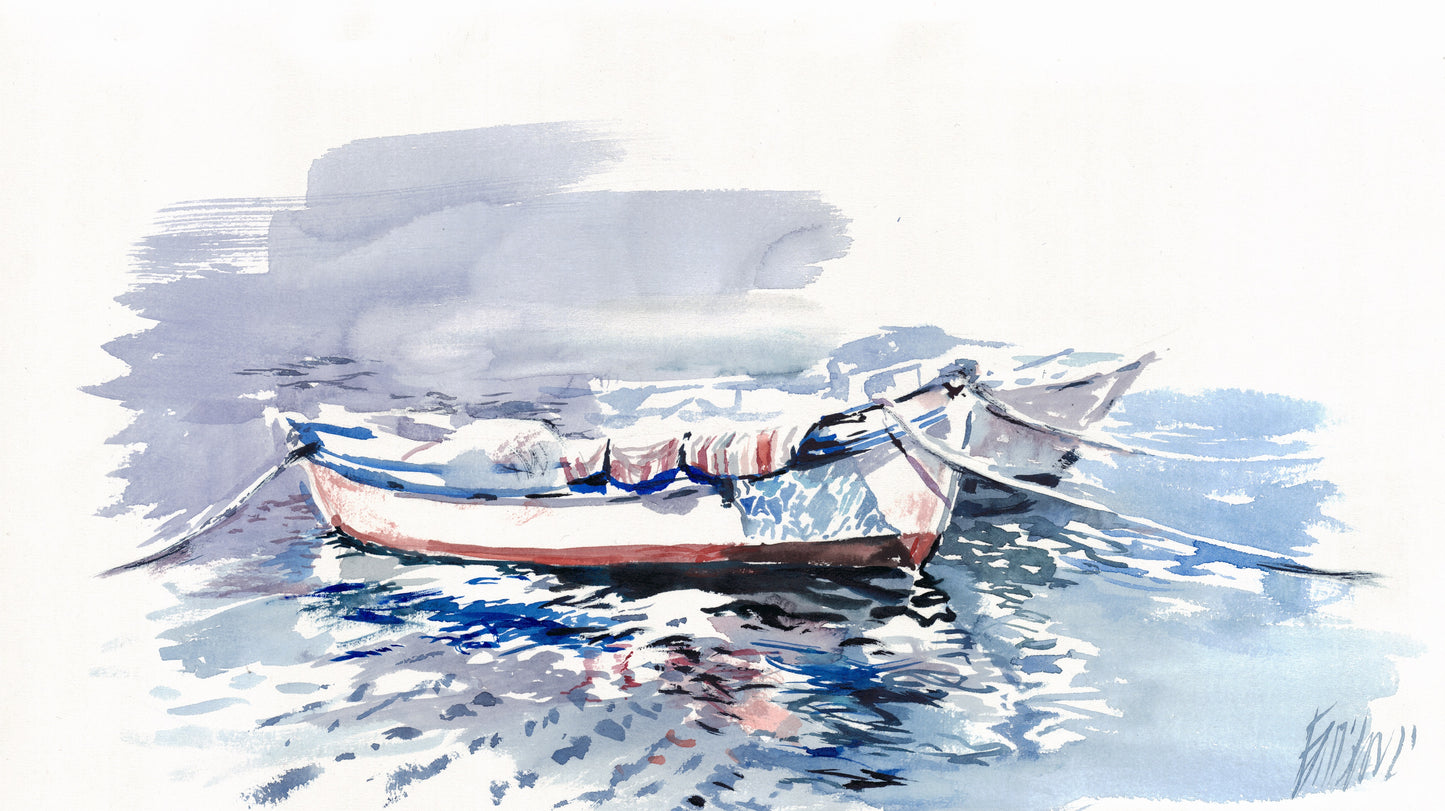 Boat from Sozopol - original