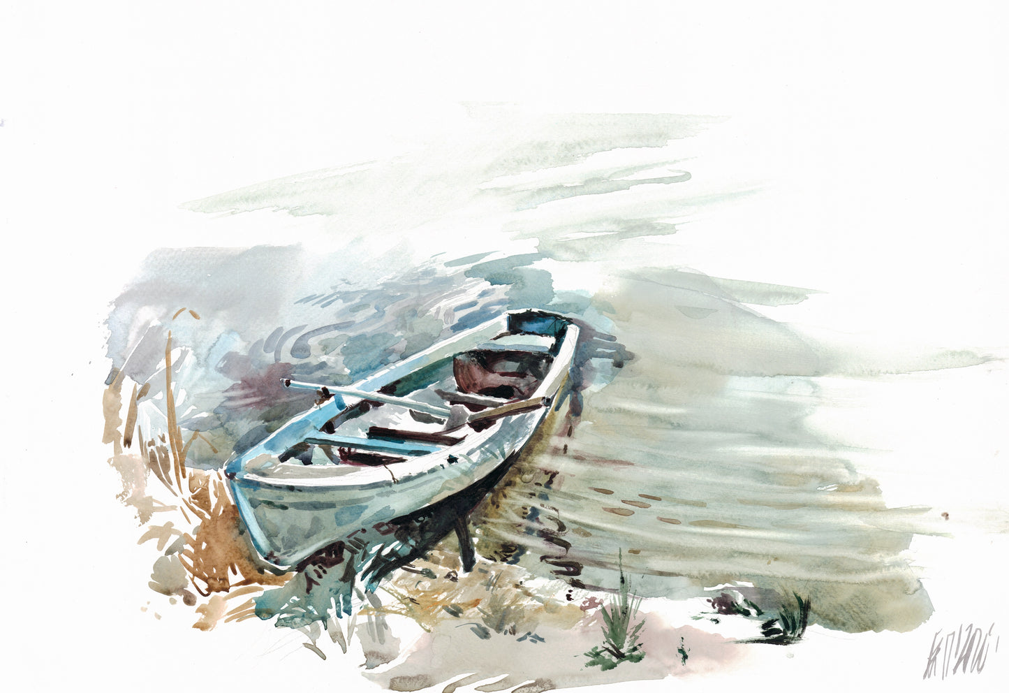 Boat from Suhodol - original