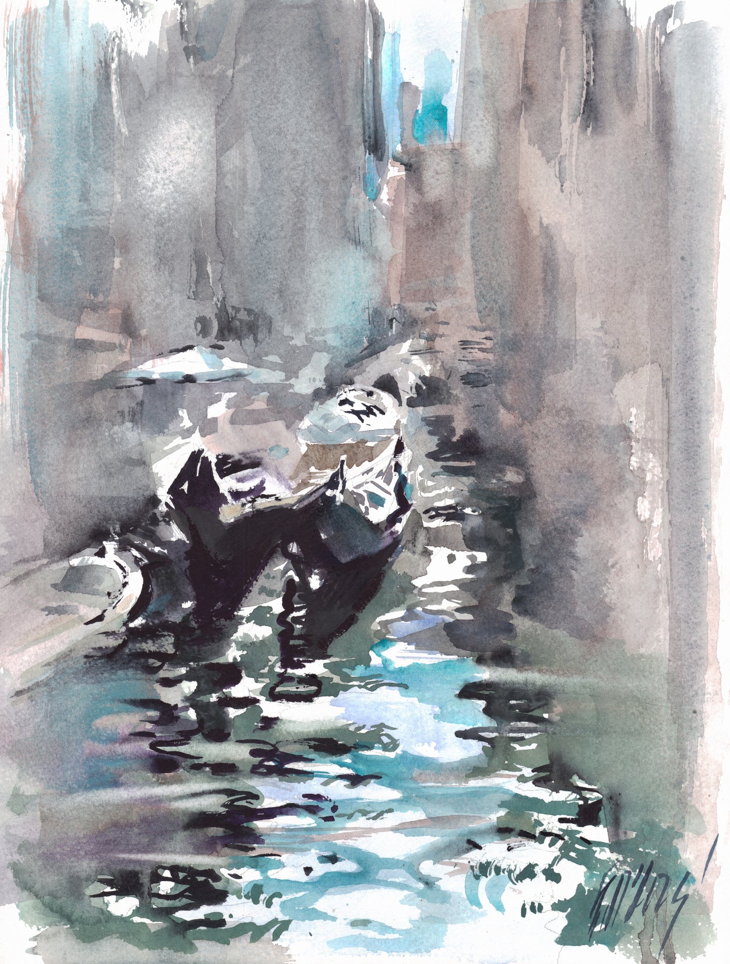 Morning in Venice - original