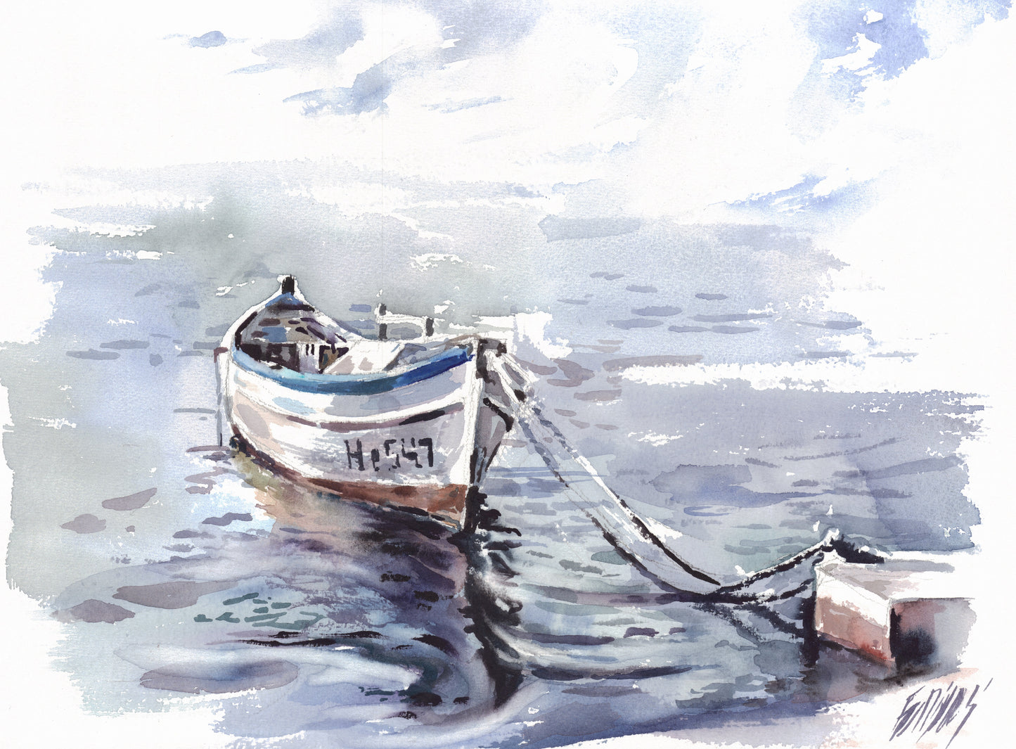 Boat from Nessebar - original