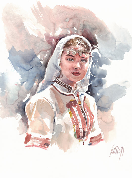 Bulgarian girl 4 - print