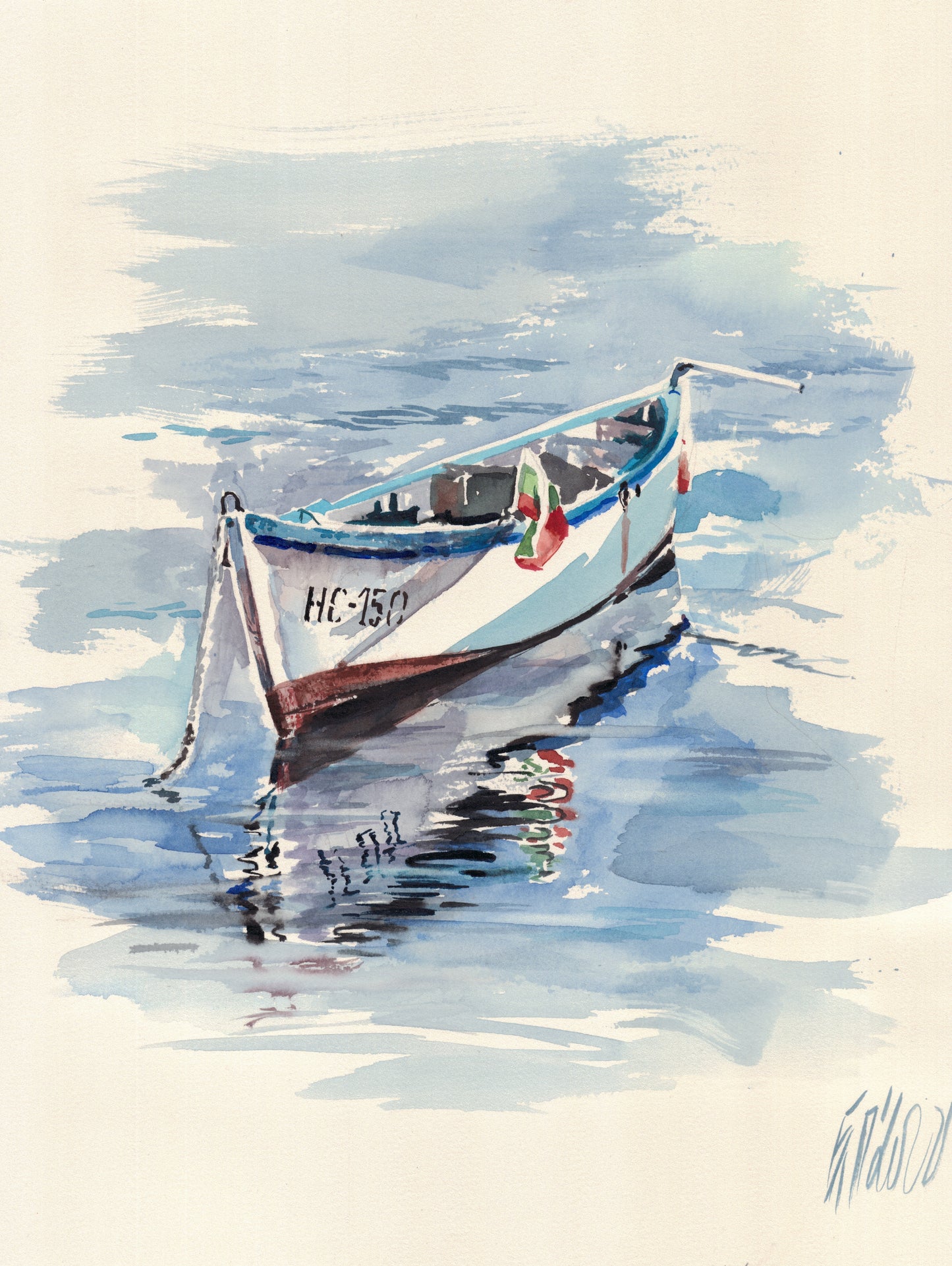 Boat from Nessebar 3 - print