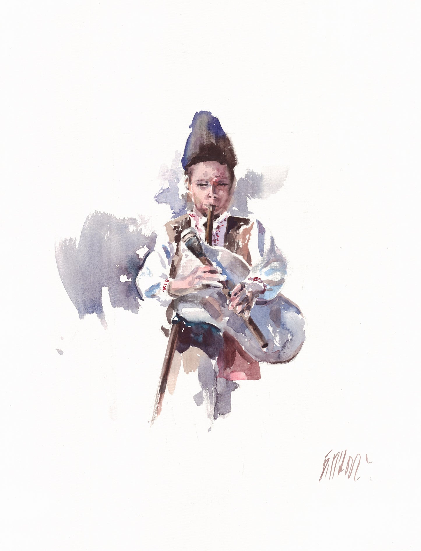 The young musician 3 - original