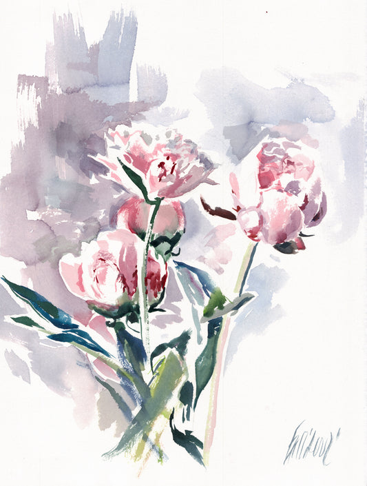 Peonies 5 - print