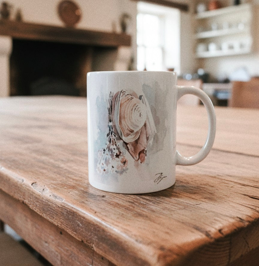 Watercolor mug