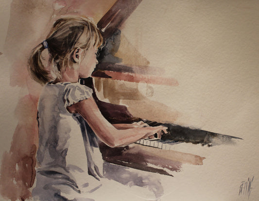 On the piano 8