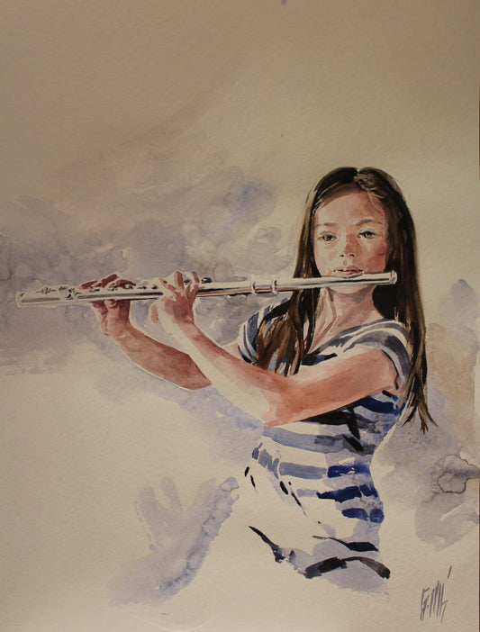 The girl with a flute 3