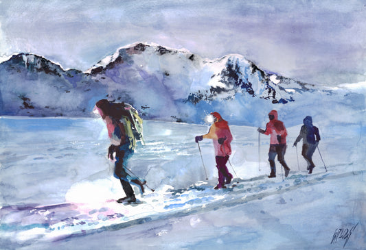 В планината