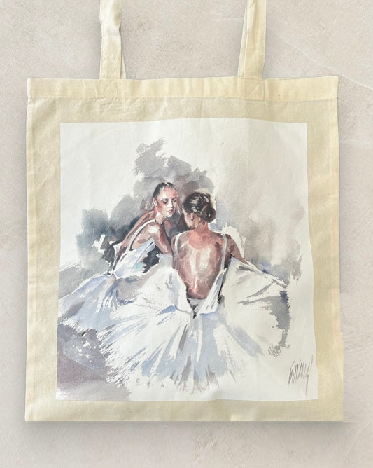 Tote bag White Ballerinas